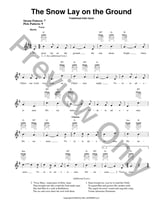 The Snow Lay On The Ground Guitar and Fretted sheet music cover